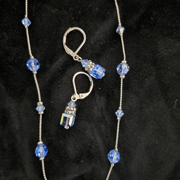 Dabby Reid - Etsy Dabby Reid Heidi AB Swarovski Crystals Double Dangle Y Set